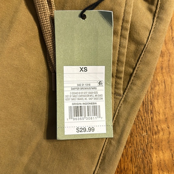 Men’s Goodfellow & Co dapper brown jogger xs - Picture 3 of 3